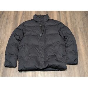 Banana Republic Black Goose Down Puffer Jacket Coat‎ Small